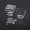 EURO CLASSIC Plastic Mini Dessert Cups/Dessert Bowls with Lids -