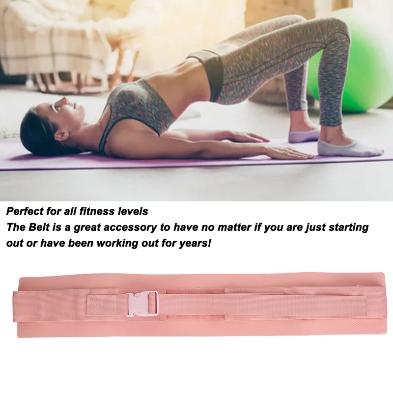 Hip Thrust Belt Adjustable Strap Slip Resistant Padding Glute Bridges