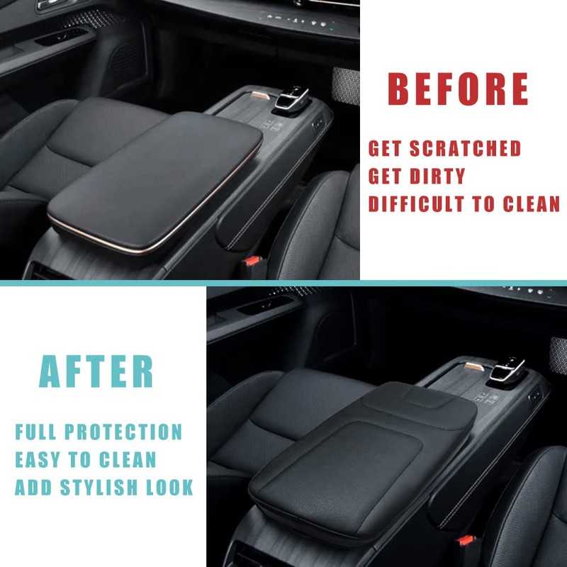 BestEvMod Center Console Armrest Pad Cover Compatible with 2022-2025 Ariya