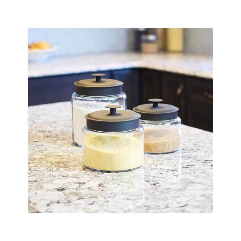 Anchor 96oz Sugar Montana Jar w SS Li