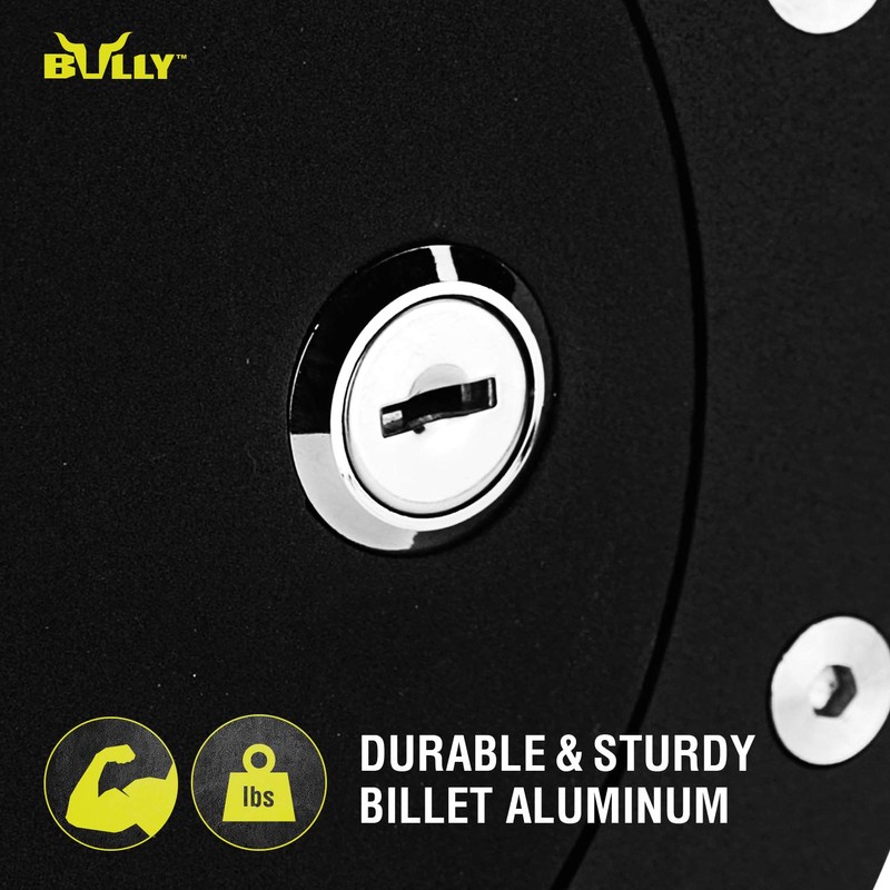 Bully BBS-1213CK - Puerta de Combustible de Aluminio con Cerradura
