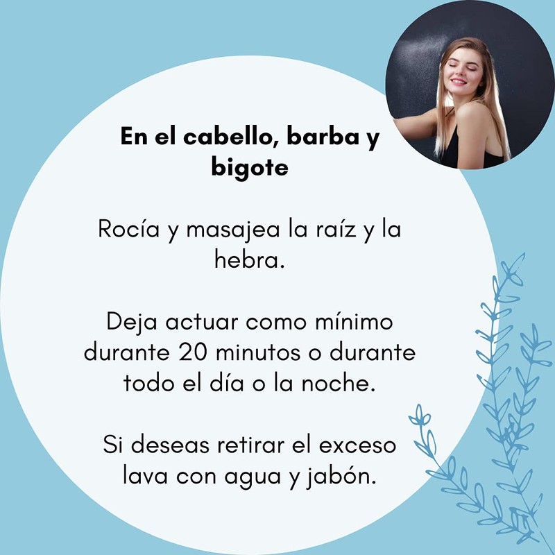 Natturall Bergamota Barba Crecimiento Loción 60 ml