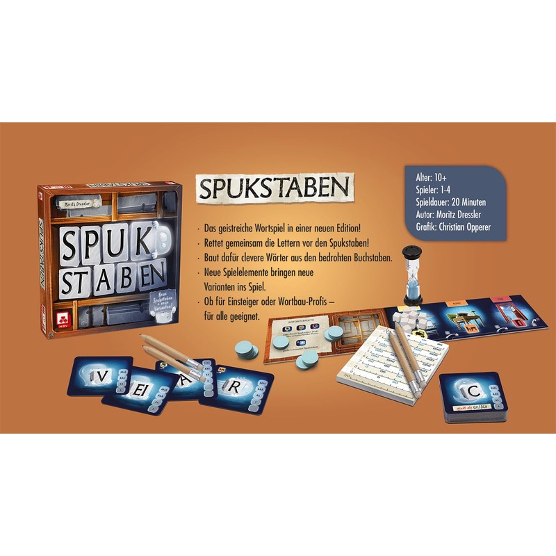 NSV - 4152 - SPUKSTABEN (2nd Edition) - Word Game