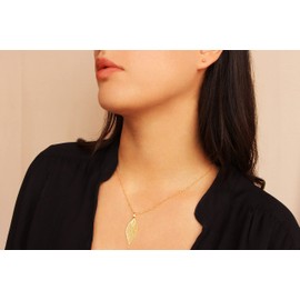 BERMEIO Necklace and Earring Sets for Women. Leaf Jewelry Sets. Elegant Gold Necklace and Earring Set. Stunning Jewelry Set. Valentines day gifts for her.