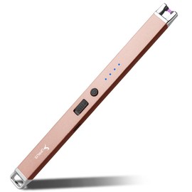 SUPRUS Electric Arc Lighter Windproof Flameless Lighter Rechargeable USB Lighter with Safety Lock for Home Kitchen BBQ Candle