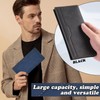 AfitLulu Long Mens Wallets Stylish Ultra-Thin Business Card Holder Wallet