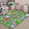 OGPJKEQR Car Rug for Kids - Green, 2'5''4''