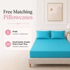 EXQUIZIT HOME Fitted Bed Sheet with Pillowcases Pack of 2