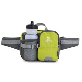 Clakllie Running Pouch, Waterproof, Smartphone Waist Bag, 4-Way Water Bottle Pouch Included, For Walking, Jogging, Climbing, Walking, Body Bag, Night Reflective, Lightweight, Breathable, Men's,