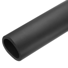 MECCANIXITY Pipe Insulation Foam Tube 2" ID x 2-1/2" OD 1.5ft Foam Tubing Heat Insulated Pipe for AC Unit Handle Grip Water Pipe Freeze Protection - 50x64mm/Black