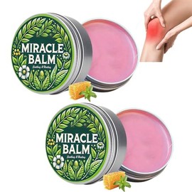 Bálsamo Milagroso Natural, Bálsamo Milagroso para Piernas Hinchadas, Ingredientes Naturales, Crema Calmante para Articulaciones de Espalda, Manos, Pies y Cuerpo, Mejora la Comodidad de las Arti