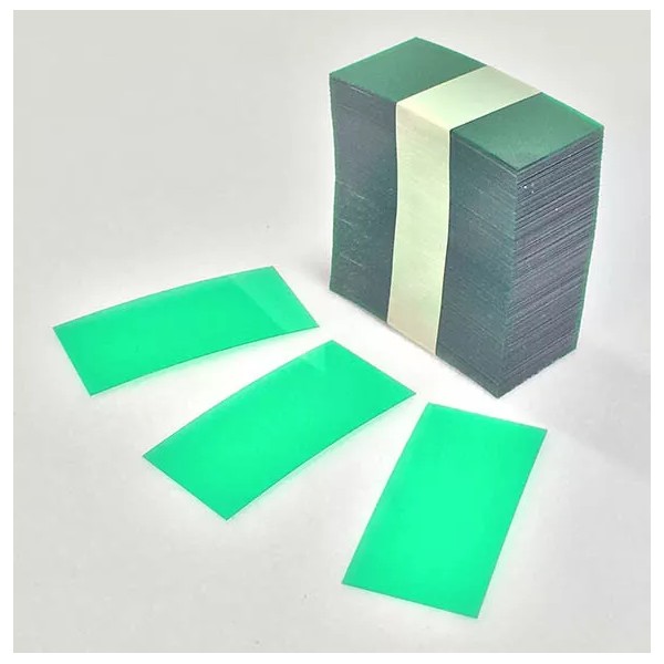 Unbranded//Generic Clear Green Shelf Strips - Grocery Retail Liquor -