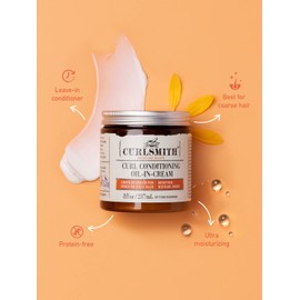 Curlsmith - Curl Conditioning Oil in Cream - Vegan Leave-in Conditioner for Curly and Frizzy Hair (237 ml)