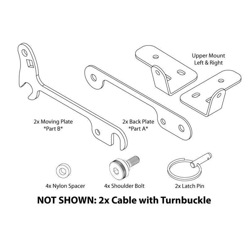 GEARSHADE Limb Riser Kit Compatible with The 6th Gen Bronco