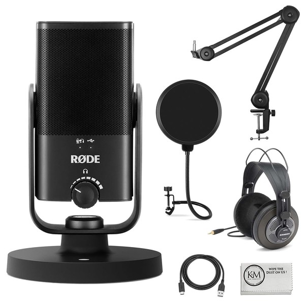 Rode NT-USB Mini USB Microphone Bundle with Headphones + Microphone
