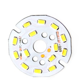 Othmro 1Pcs 48mm Dia LED Chip Bulb Super Bright High Power, 21-24V 3000K 5730 Aluminum LED Bulb Surface Mounted Devices Light Beads,Floodlight for Camper Light Bulb, Home Reading, Light Marine Lamps