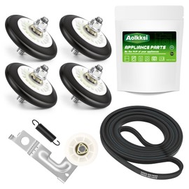 AOLKKSI Upgraded Dryer Repair Kit for LG Kenmore Dryers Includes 4581EL2002C Dryer Drum Roller 4400EL2001A 4581el3001e Dryer Belt 4561EL3002A AGM75510755 Idler Pulley and Spring