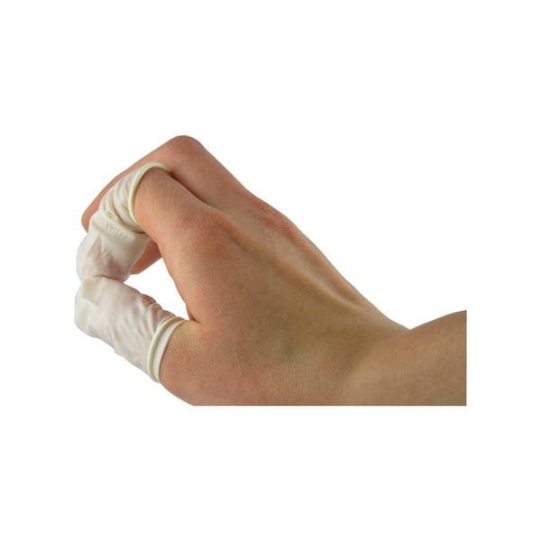 Latex Finger Cots Size 3/M to 5/XL Available Pack of