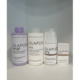 Olaplex No 4P Purple Shampoo + No 5 Conditioner+ No 7 Oil +No 6