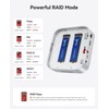ORICO MiniRaid 10-in-1 Docking Station with Dual-Bay M.2 NVMe/SATA SSD