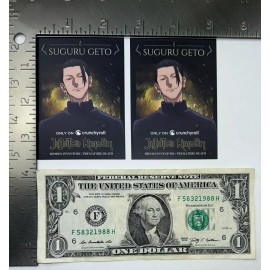 [Lot of 2] Jujutsu Kaisen Promo Trading Cards 2023 NYCC Crunchyroll Suguru Geto