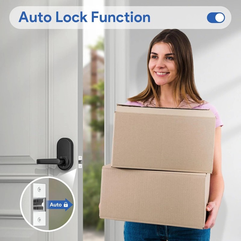 Generic Smart Keypad Door Lock with Handle: NICE DIGI Keyless