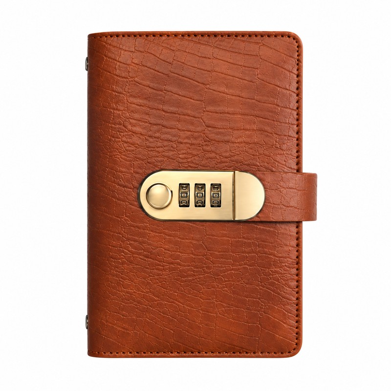 Combination Lock Cash Organizer for Budgeting – 100-Page Capacity with