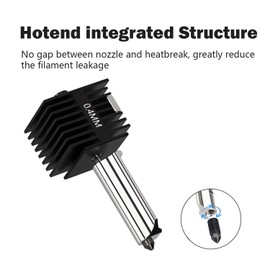 AubeamWenJ 3 Pack A1 Mini/A1 Hotend Extruder Print Head Hotend Kit with 3 Pcs Silicone Socks, for Bambu Lab 3D Printer Accessories