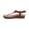 Aetrex Evelyn Thong Sandal Walnut