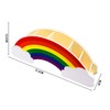 MEMOFYND 1 Piece Rainbow Wooden Pen Holder Storage Box Stationery