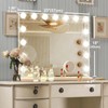 Ratsamee Pink Hollywood Vanity Mirror with Lights, 15 Replaceable Bulbs，3