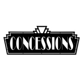 Concessions Metal Sign by Lewis Design Company | 14 gauge Powder Coated Steel