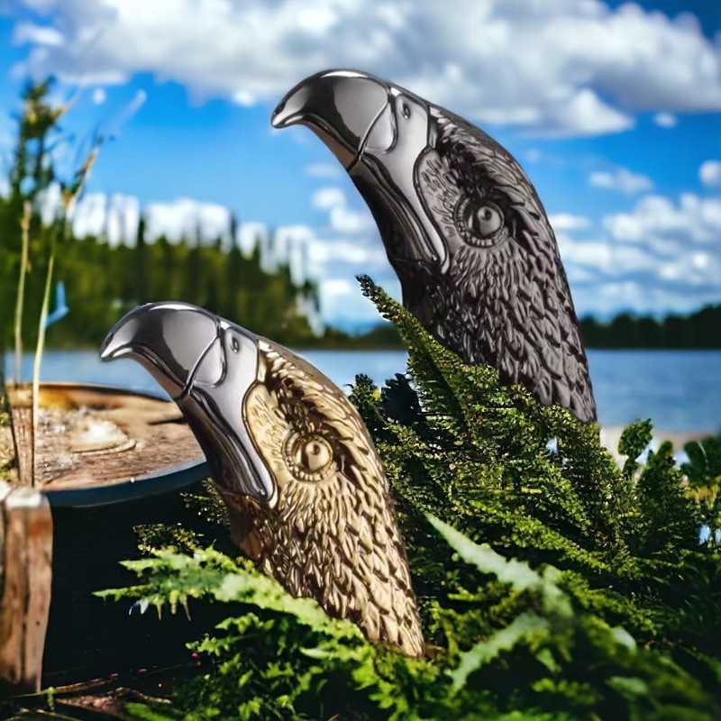 YCDSSM Eagle Head Lighter,Metal Lighter,Jet Torch Lighter,Creative Refillable Soft Flame