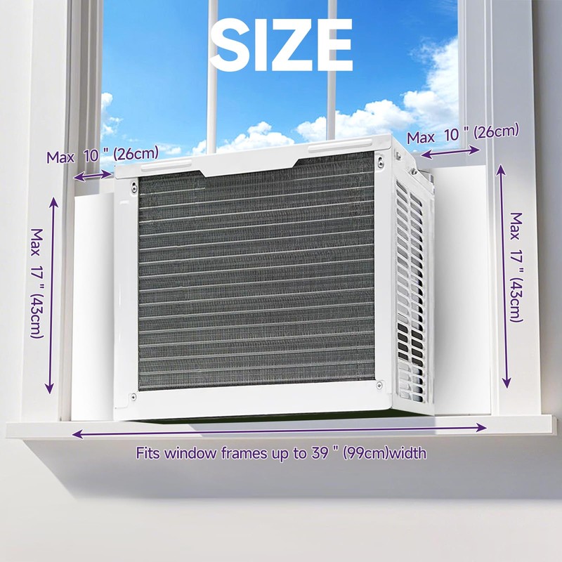 YYGCL Window Air Conditioner Insulated Foam Panels, Air Conditioner Window