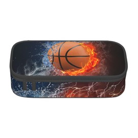 Gaakvrr Basketball Pencil Case for Boys and Kids, Cute Pencil Box, Basketball-2, Unit size, Casual