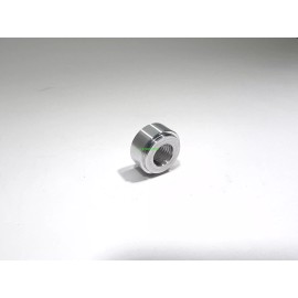 K PRECISON 1/4 NPT QTY:1 ALUMINUM FEMALE WELD ON / WELD IN FLANGE FITTING BUNG, 1/4-18 LONG