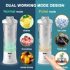 Mulli Portable Blender,USB Personal Mixer for Shakes and Smoothies,Mini Blender,