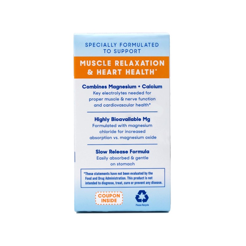 Slow Mag Magnesium Chloride and Calcium, 60 Tablets each (Value