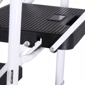 SEGAWE 4 Step Ladder Folding Step Stool for Adults w/ Wide Anti-Slip Pedal Lightweight