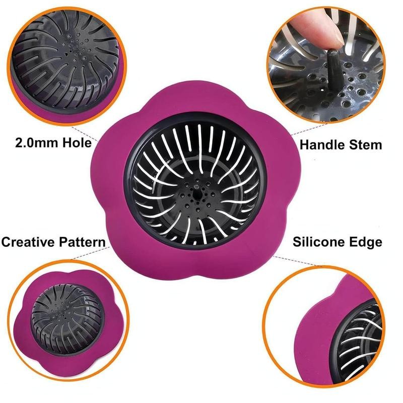 Kitchen Sink Strainer, 4 count Sink Strainer, Large Wide Rim