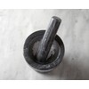Fox Run 3839 Marble Mortar & Pestle, Black 3"