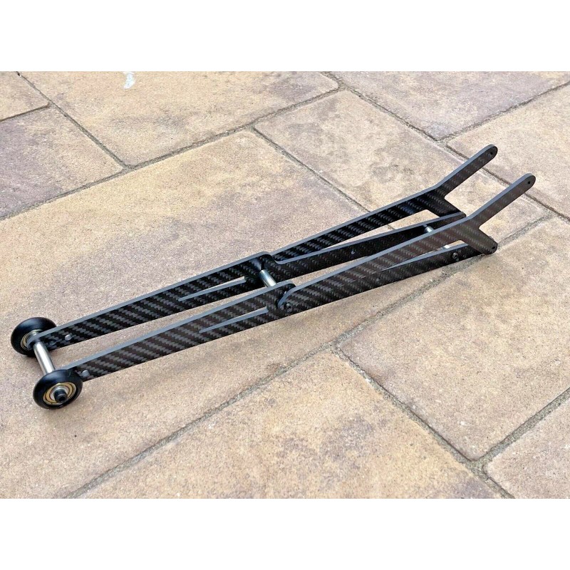 G-Maxx Carbon fiber Adjustable Wheelie Bar For 1/10 losi 22s
