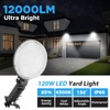 LED Barn Light 120W, 12000LM Dusk to Dawn Outdoor Lighting,