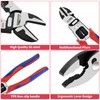 HOUSERAN 5-Piece Tool Set with Case Including 8-In and 10-In