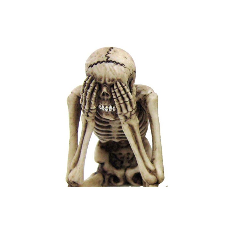 Skeleton Edge Stool Set of 3 Fantasy Decoration