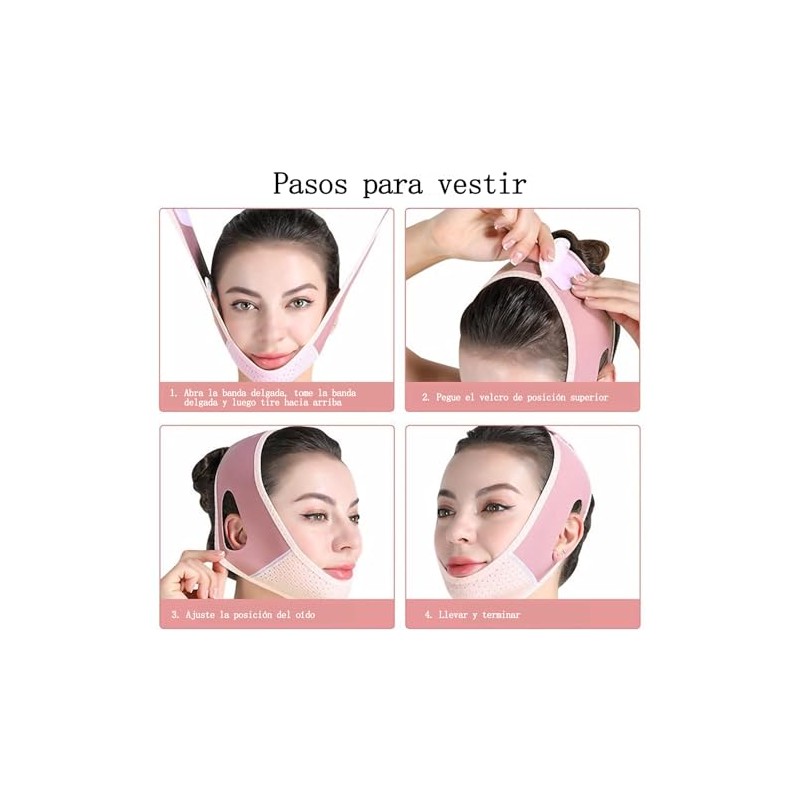 V-lifting facial strap, barbilla strap para dormir, reusable lady v-lifting