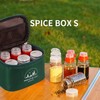 RoseFlower Spice Containers Camping Set Travel Spice Containers 6 Pieces
