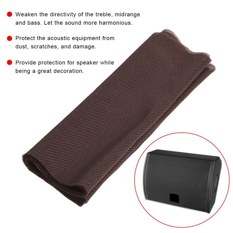 Zerone 140 cm x 50 cm Speaker Grill Cloth Fabric