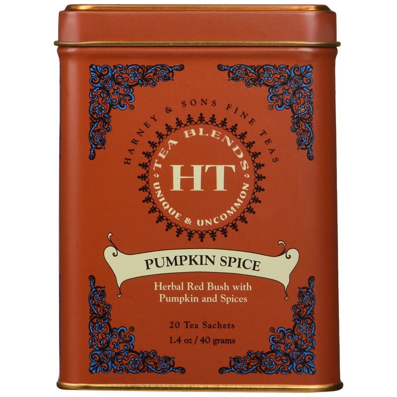 Harney & Sons Fine Teas Pumpkin Spice Tin- 20 Sachets