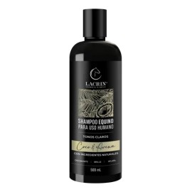 Shampoo de Cola Caballo para Cabello Lacrin Coco Y Avena para Uso Humano 500 ml